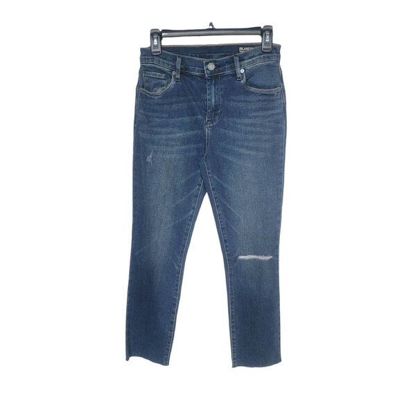 ❤️❤️Blank NYC Sz 26 Women's jean The Madison Cropped High-Rise straight leg blue - Picture 2 of 7